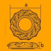 Firefly Functional Decorative LED Ceiling Lamp with remote control (Crystal)